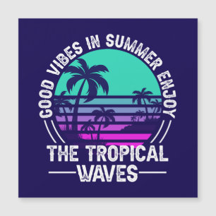 Carte Magnétique Vibes d'été tropical-82646