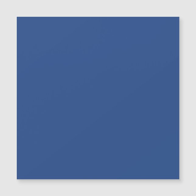 Carte Magnétique Vide Créez votre propre - Bleu Profond (Devant)
