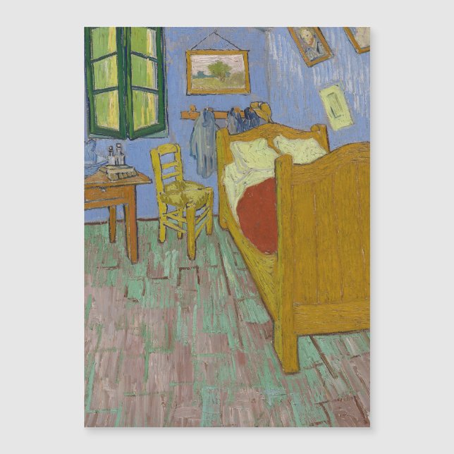 Carte Magnétique Vincent Van Gogh Bedrome Painting (Devant)