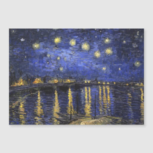 Carte Magnétique Vincent Van Gogh Starry Night Over The Rhone