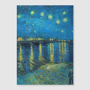 Carte Magnétique Vincent Van Gogh Starry Night Over the Rhone