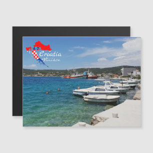 Carte Magnétique Vinišće, Croatie   Dalmatie   Mer Adriatique