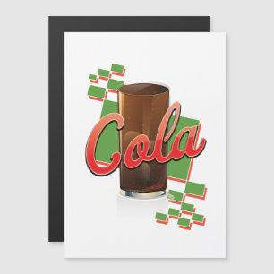 Carte Magnétique Vintage Cola