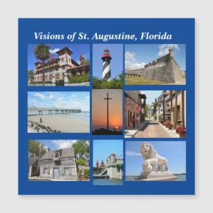 Carte Magnétique Visions de St Augustine, Floride