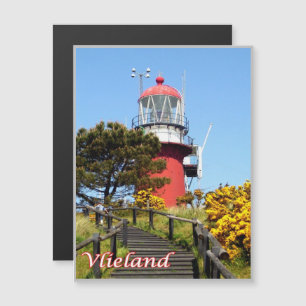 Carte Magnétique Vlieland - Îles frisonnes - Hollande -