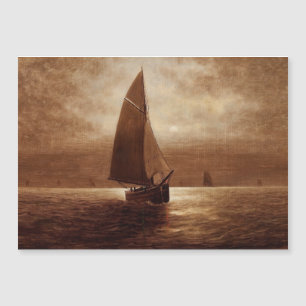 Carte Magnétique Voile de nuit (vers 1900) Elbridge Wesley Webb