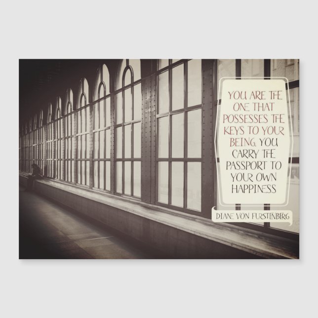 Carte Magnétique Votre propre bonheur (Devant)