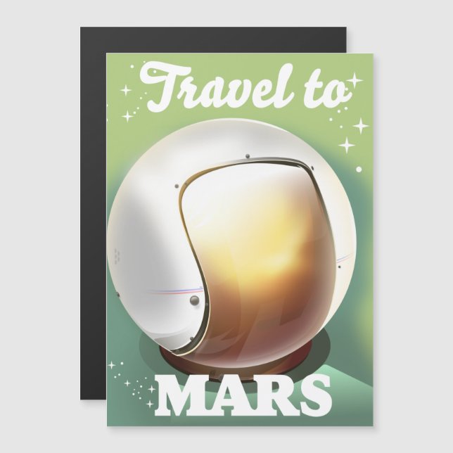 Carte Magnétique Voyage vers Mars (Devant / Derrière)