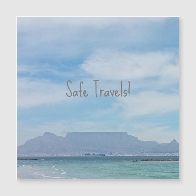 Carte Magnétique Voyages sûrs au Cap (Devant)