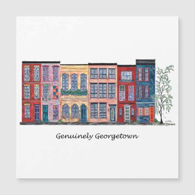 Carte Magnétique Vraiment Georgetown (Devant)