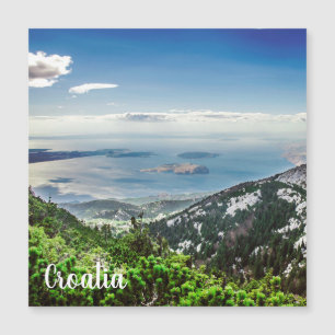 Carte Magnétique Vue sur la mer depuis les montagnes