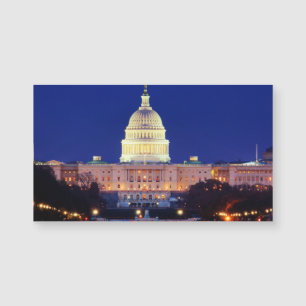 Carte Magnétique Washington DC Capitol américain à Dusk