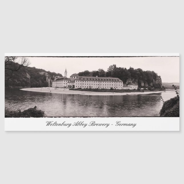 Carte Magnétique Weltenburg Abbey Brasserie - Allemagne / Danube (Devant)