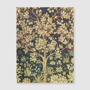 Carte Magnétique William Morris Arbre De Vie Floral Art Vintage