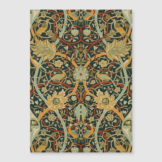 Carte Magnétique William Morris Perse Art oriental de la moquette (Devant)