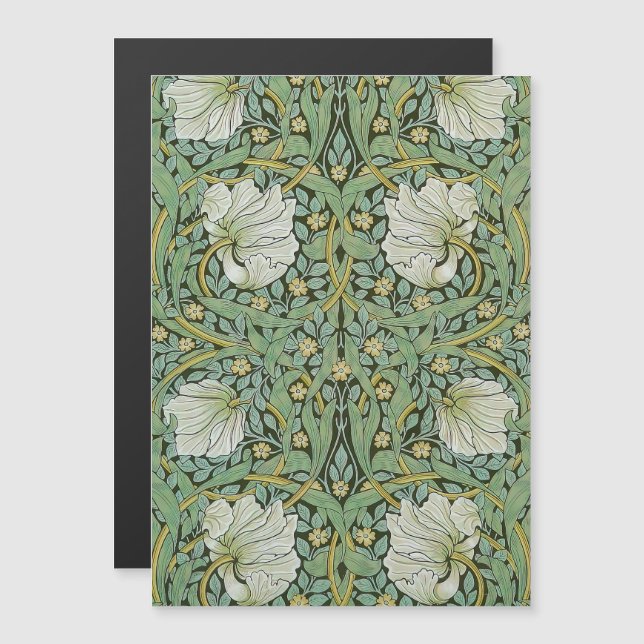 Carte Magnétique William Morris - Pimpernel (Devant / Derrière)