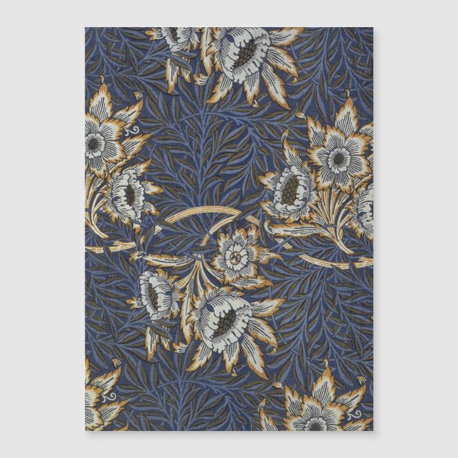 Carte Magnétique william morris tulip and willow tapestry pattern (Devant)