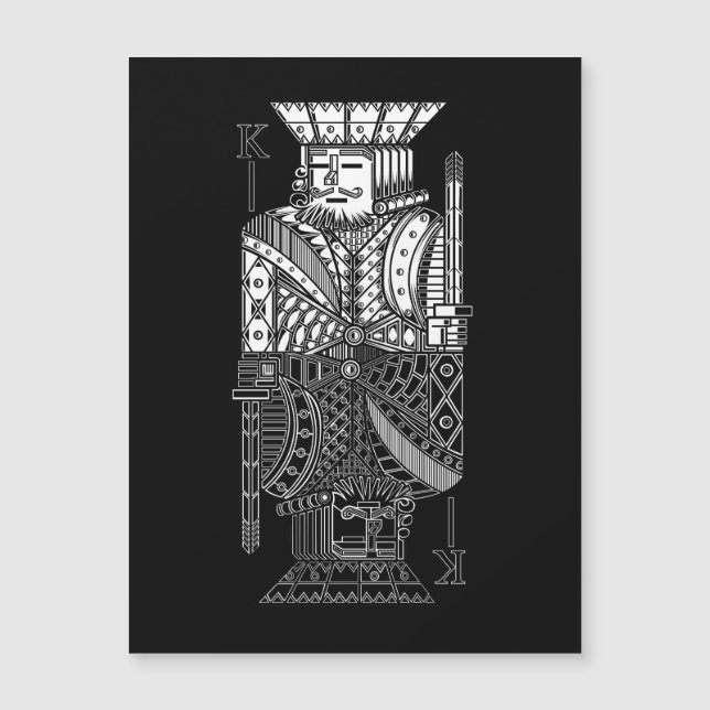 Carte Magnétique Ying Yang King (Devant)