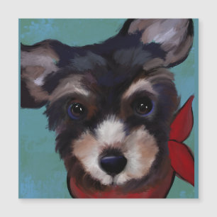 Carte Magnétique Yorkie Poo