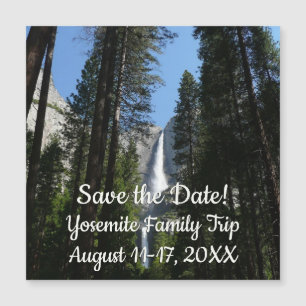 Carte Magnétique Yosemite Falls and Woods Enregistrer la date