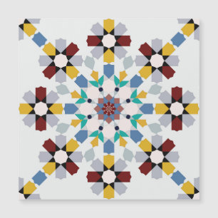 Carte Magnétique Zelije marocain ! Zellige marocain