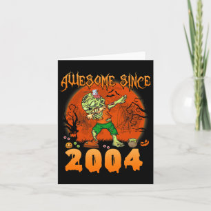 Carte Magnifique depuis 2004 Halloween 21e anniversaire 