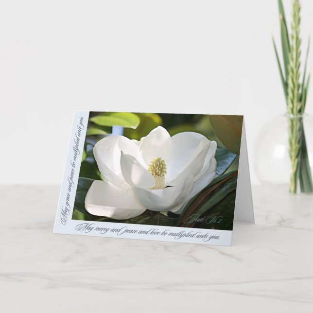 Carte Magnifique Magnolia (Devant)