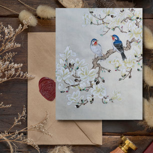 Carte Magnolia blanche