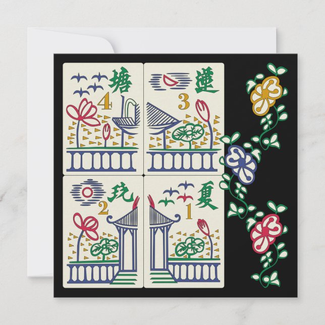 Carte Mah Jongg Beauté (Devant)