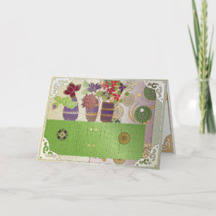 Carte Mah Jongg Green Table Card