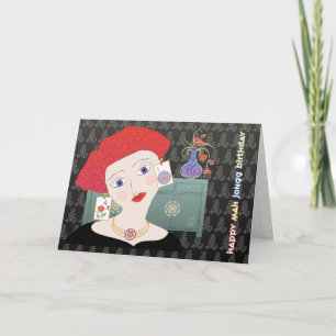 Carte Mah Jongg Lady 01