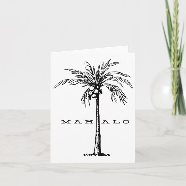 Carte Mahalo Hawaii De L'Île. Sentez L'Épir Aloha (Devant)