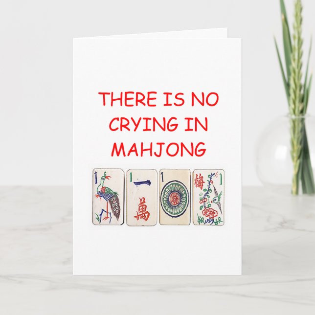 CARTE MAHJONG (Devant)