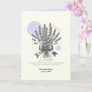 Carte Mai à juin Fleur de naissance Personnalisé Anniver