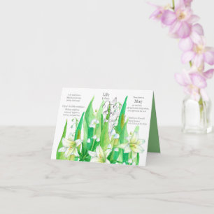 Carte Mai Anniversaire Lily Des Fleurs De Vallée