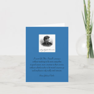 Carte Mai Wright Sewall-vous m'inspirez