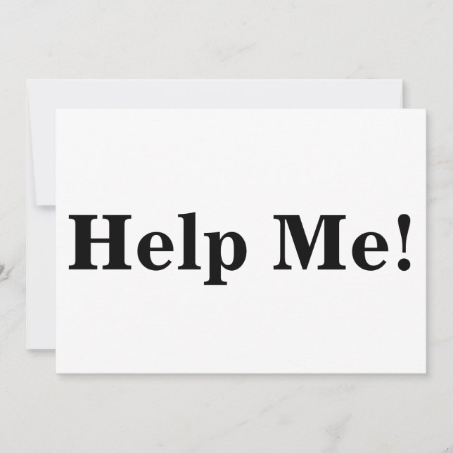 Carte M'aider à signer (Devant)