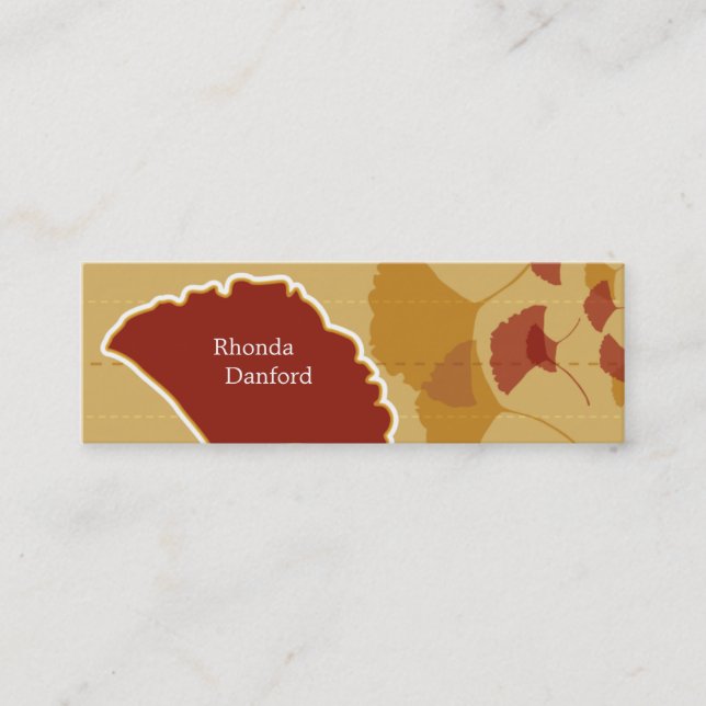 Carte maigre de profil de Ginkgo (Devant)