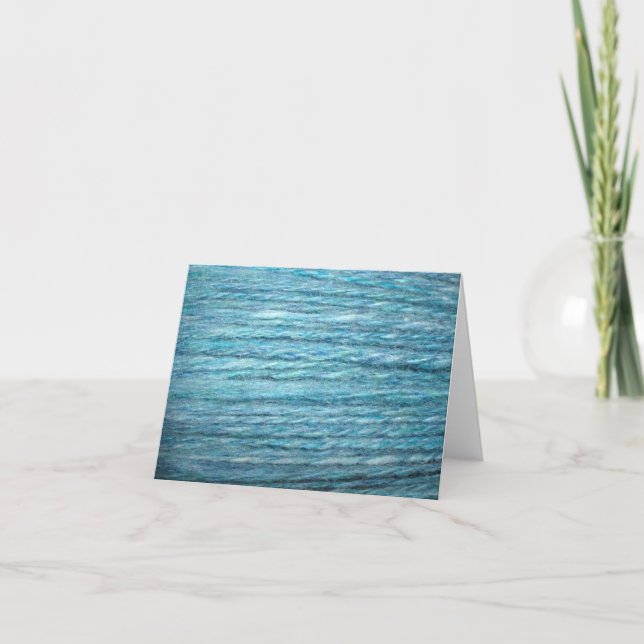 Carte main bleue (Devant)