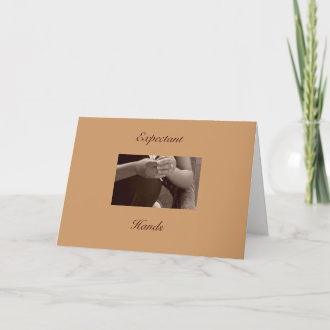 Carte Mains dans l'expectative (Devant)