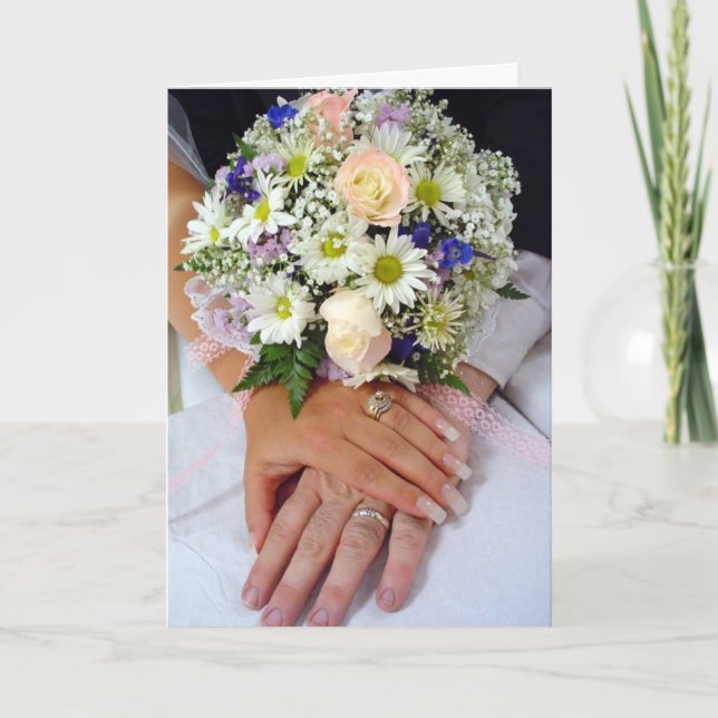 Carte Mains mariages (Devant)