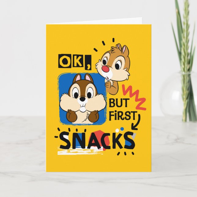 Carte Mais Les Premiers Snacks Chipmund (Devant)