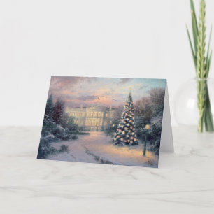 Carte Maison Blanche de Noël