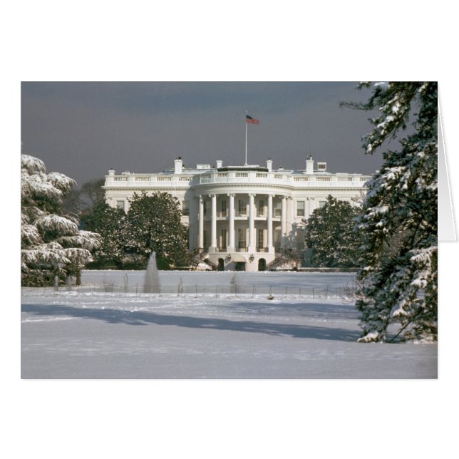 Carte / Maison Blanche hiver (Devant horizontal)