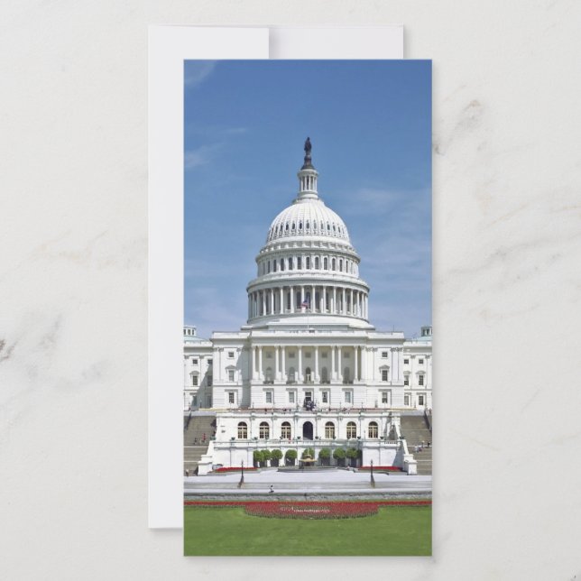 Carte Maison Blanche US Capitol Building Washington DC (Devant)
