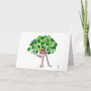 Carte Maison d'arbre, vide