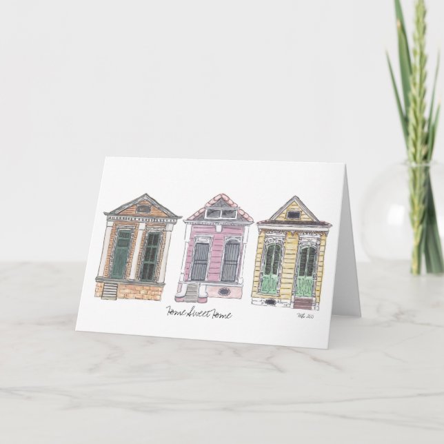 Carte Maison douce à la maison (Devant)