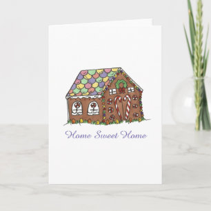 Carte Maison Douce Maison Maison en Pain d'Épice Pendais