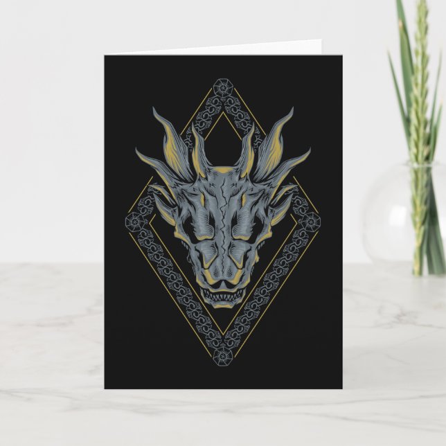 Carte MAISON DU DRAGON | Crâne de Balerion Diamant (Devant)