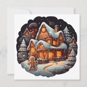 Carte Maison homme Xmas Gingpain